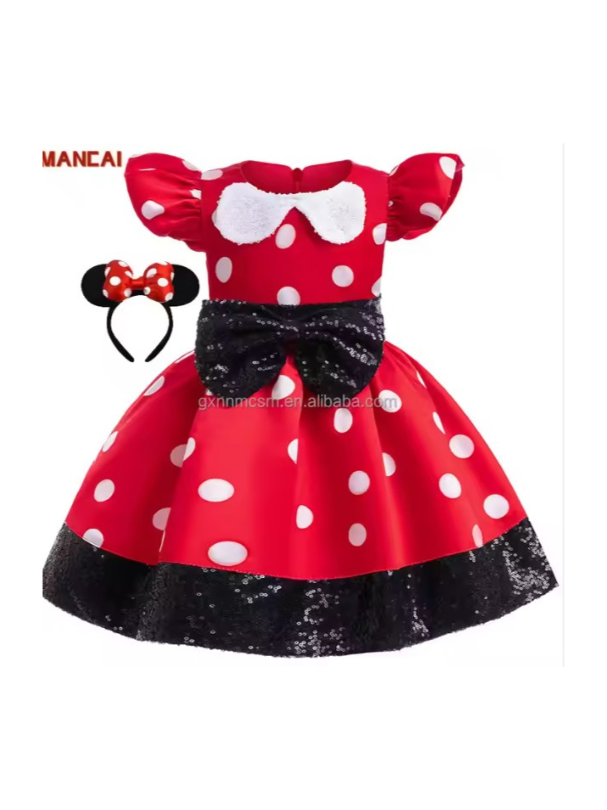 Vestidos Princesas MINIE ROJA
