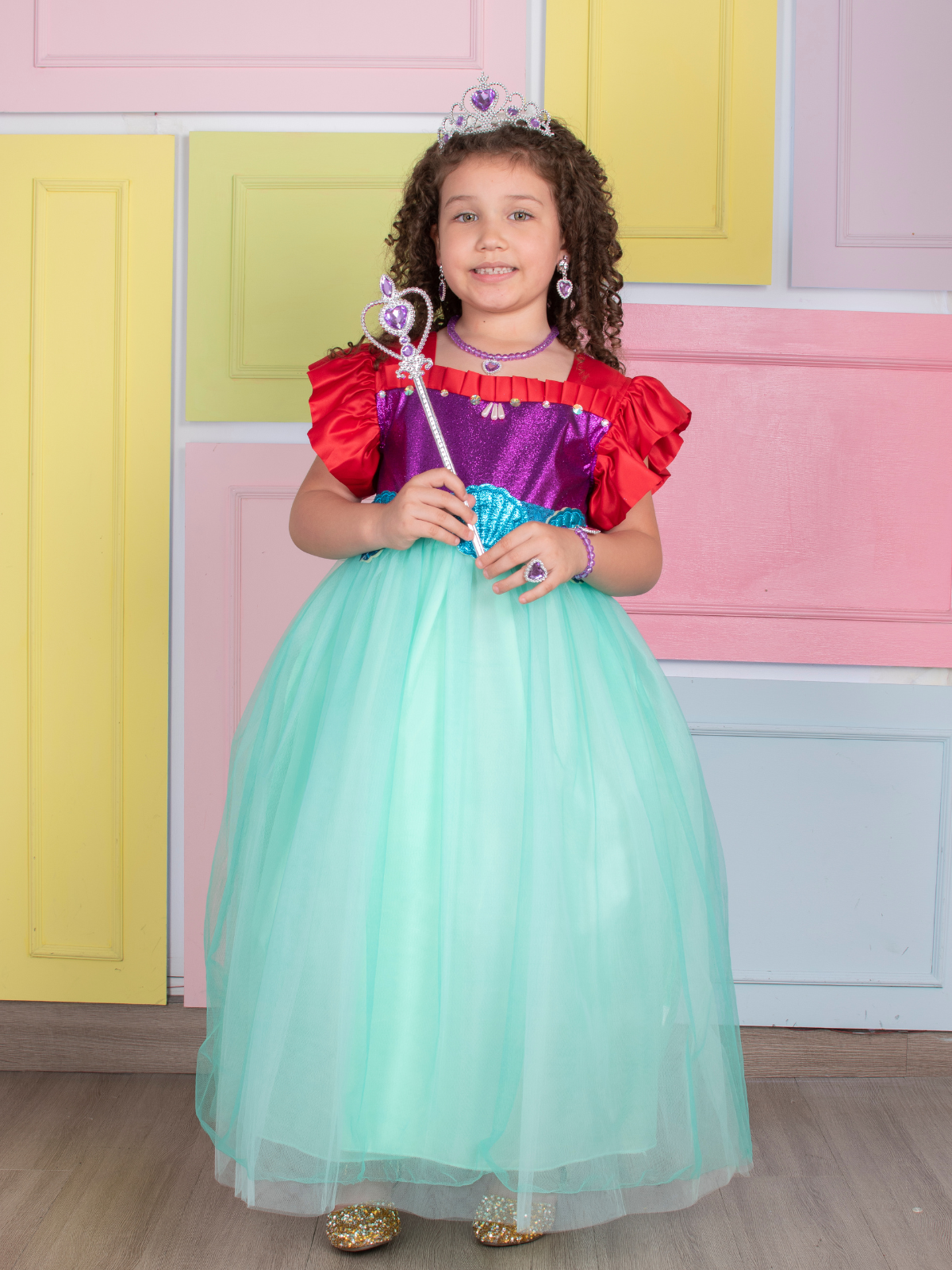 Vestidos Princesas SIRENITA 2