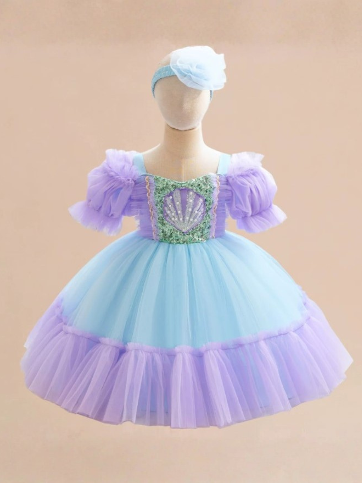 Vestidos Princesas SIRENITA 4