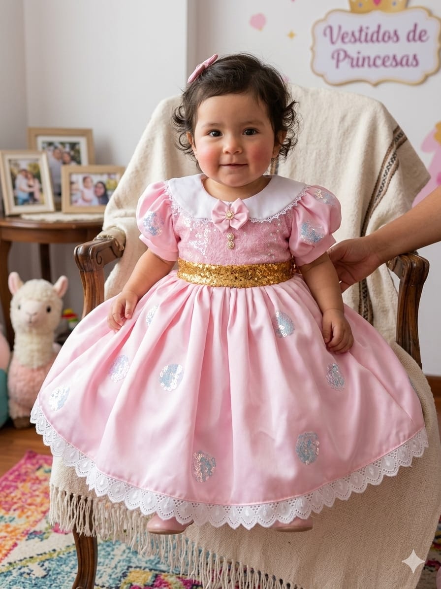 Fiesta Bebe Minie Rosado